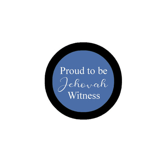 12 Pcs Proud to be Jehovah's Witness 2.25" Pinback for Jackets, Backpack, hats