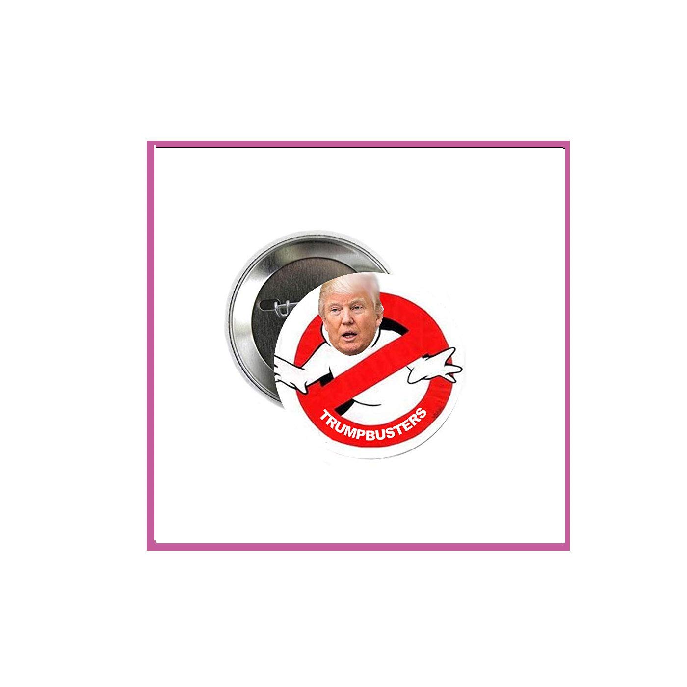 1 Pc Trumpbusters Funny Political Pinback Button Badge Trump 2.25"