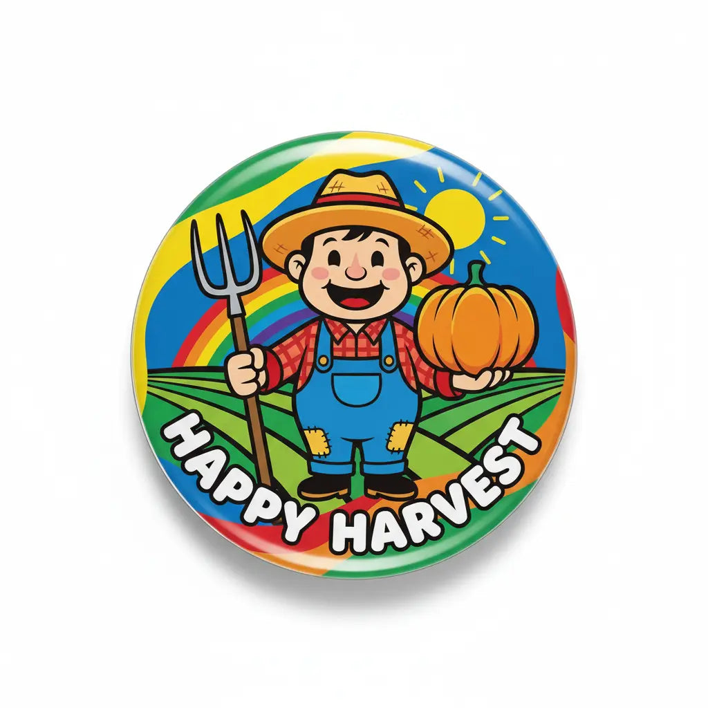 Farmer Pinback 2.25-inch