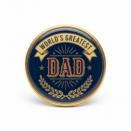 Fathers Day (June 15) Pinback 2.25-inch