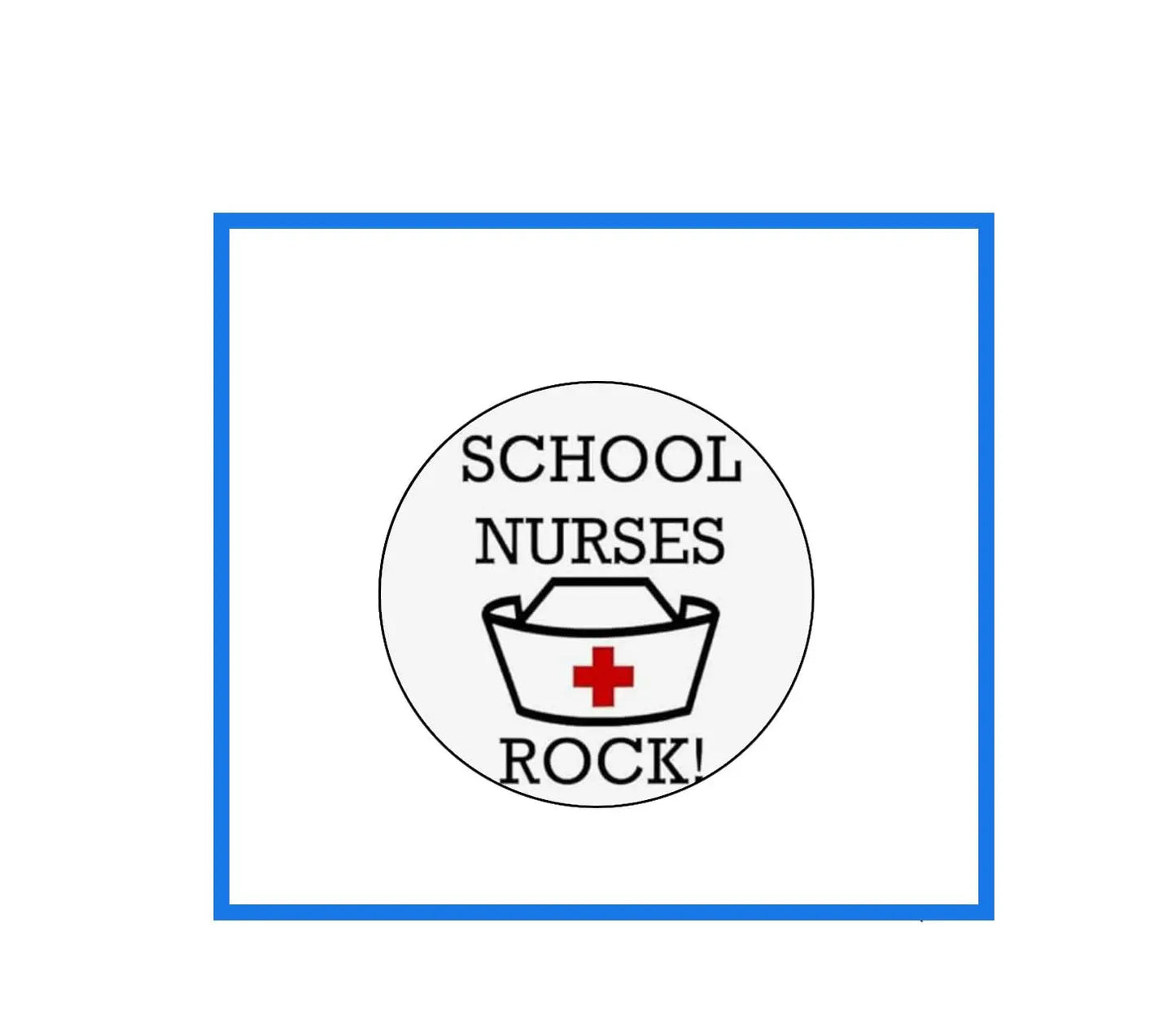 School Nurses Rock 125 Pinback Button Pin Student College Professions Default Title