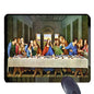 The Last Supper themed mouse pad with rectangular border and detailed painting scene