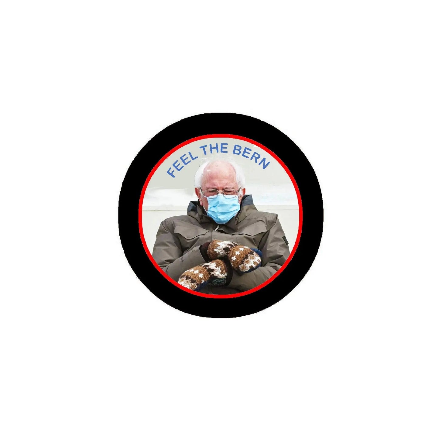 Feel the Bern Inauguration Moment Magnet 3-inch - My Pinbacks