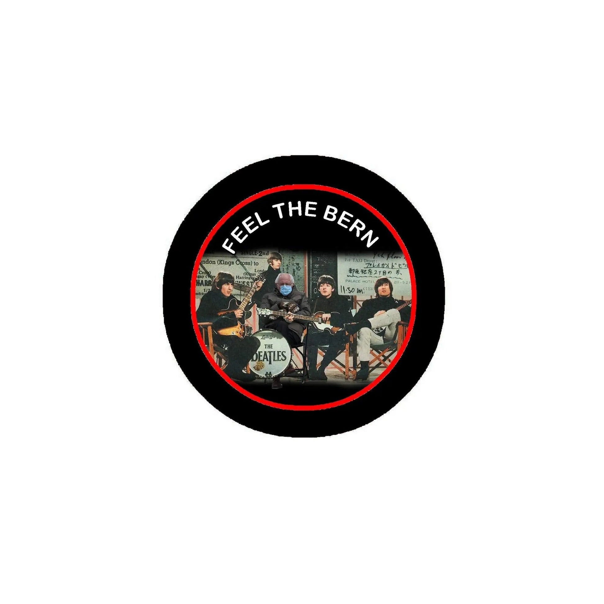 Feel the Bern Music Band 3 Magnet 3-inch - My Pinbacks