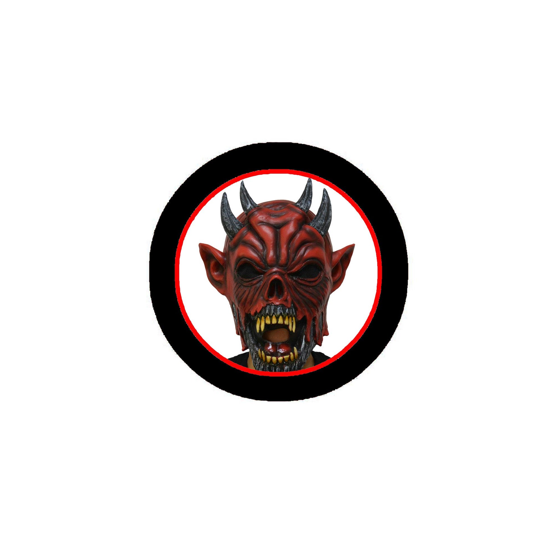 Creepy Haunted Evil Satanic Undead Demon Zombie Pinback 1.25-inch Default Title