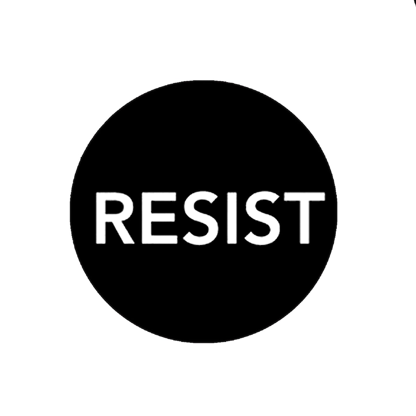 10-Pack Resist Button (Black and White)