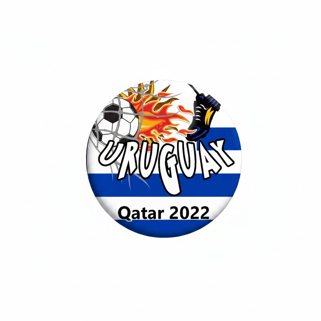 12 Pcs Set Uruguay Football Soccer 2.25-inch Pinback 2022