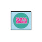 Fifty Percent Single Pinback Button 2.25-inch - My Pinbacks