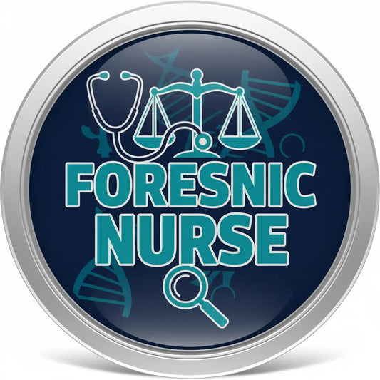 Forensic Nurse Pinback 2.25-inch - My Pinbacks