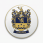 Forkner Family Crest Coat of Arms Pinback 3-inch - My Pinbacks