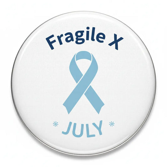 Fragile X (July) Pinback 2.25-inch