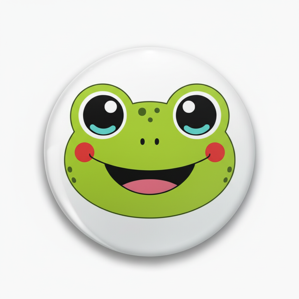Frog Pinback 2.25-inch