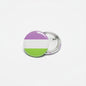Genderqueer Flag Pinback 2.25-inch - My Pinbacks