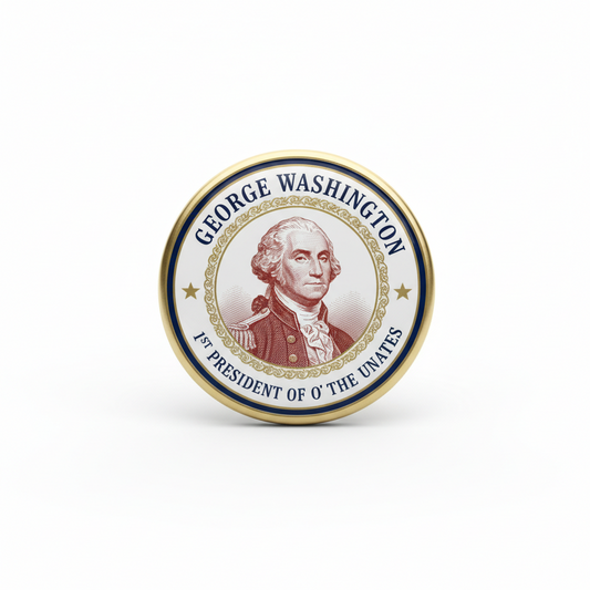 George Washington President Pinback 2.25-inch
