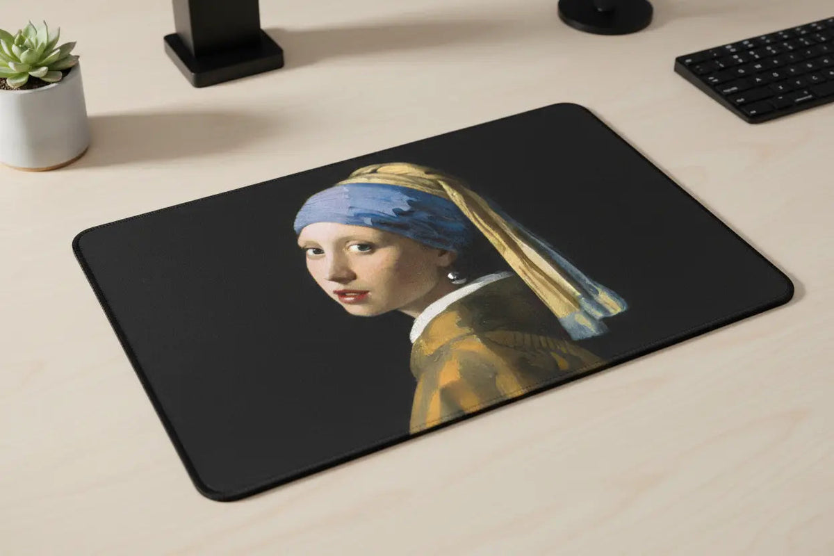 Girl with a Pearl Earring Mousepad - My Pinbacks