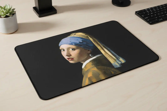 Girl with a Pearl Earring Mousepad - My Pinbacks