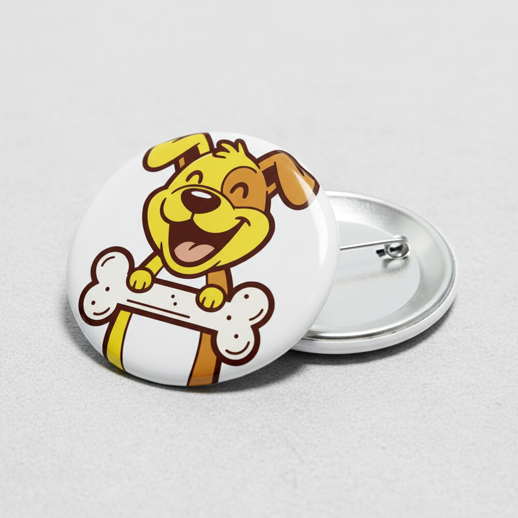 Give a Dog a Bone Pinback 2.25-inch