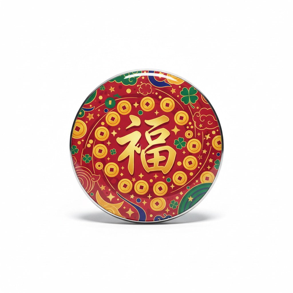 Good Fortune Pinback Pinback 2.25-inch