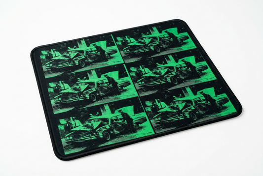 Green Car Crash Mousepad