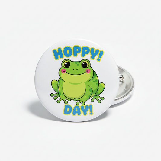 Green Frog Pinback 2.25-inch