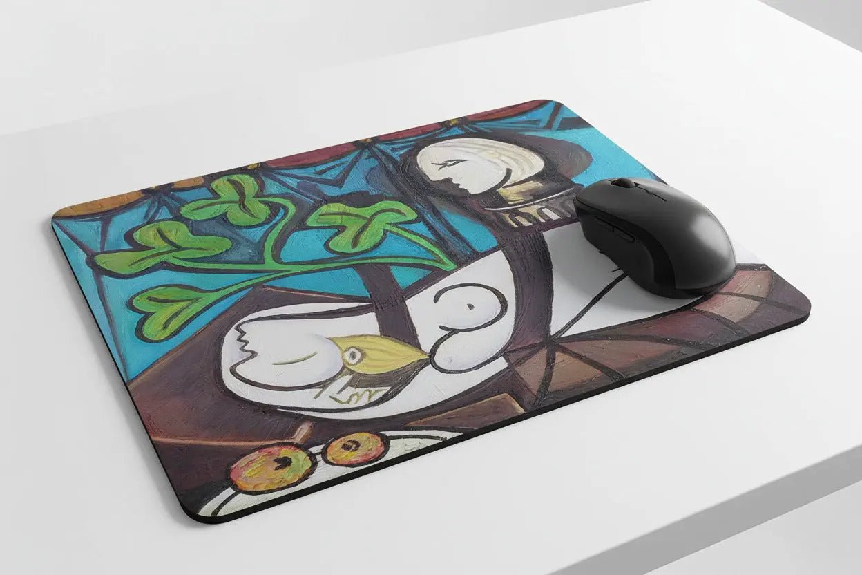 Green Leaves Mousepad - My Pinbacks