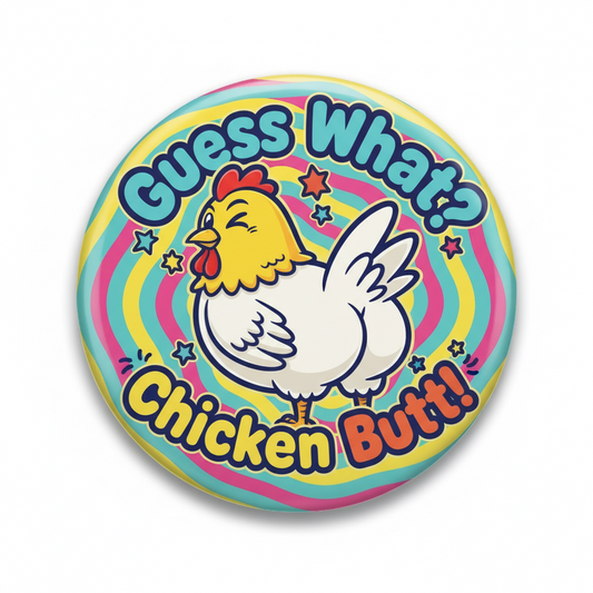 Custom Football Team Photo Pin Button 2.25-inch