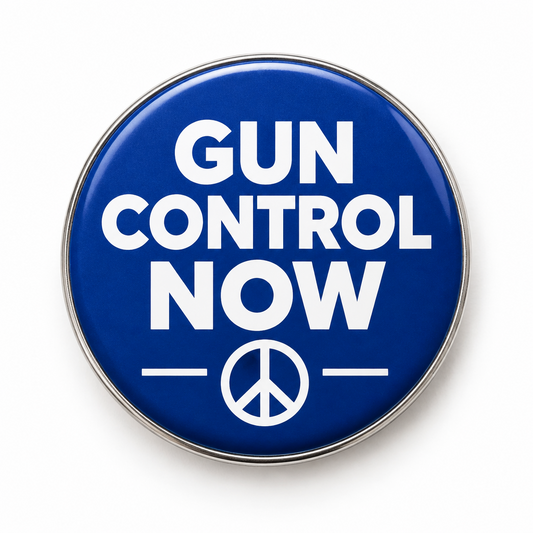 Gun Control Now Pin Button 2.25-inch