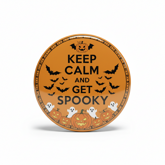 Halloween Keep Calm Pinback 2.25-inch