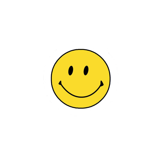 Happy Face Happiness Pinback 1.25-inch 6 pcs - My Pinbacks