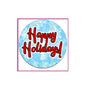 Happy Holidays Wishes Pinback 1.25-inch 10 Pcs - My Pinbacks