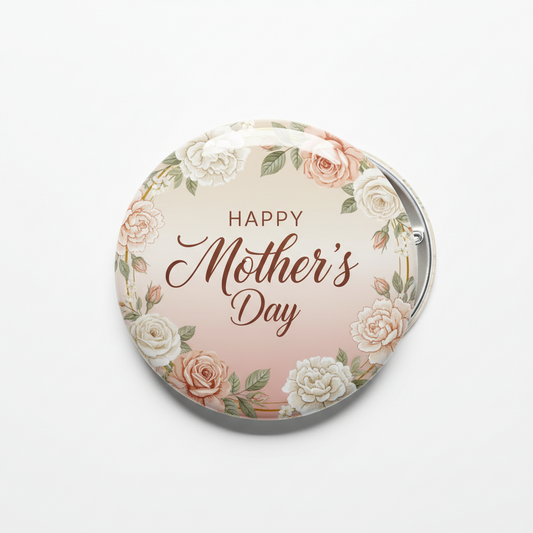 10 Pcs set Mother's Day Pinback Badge 2.25-inch