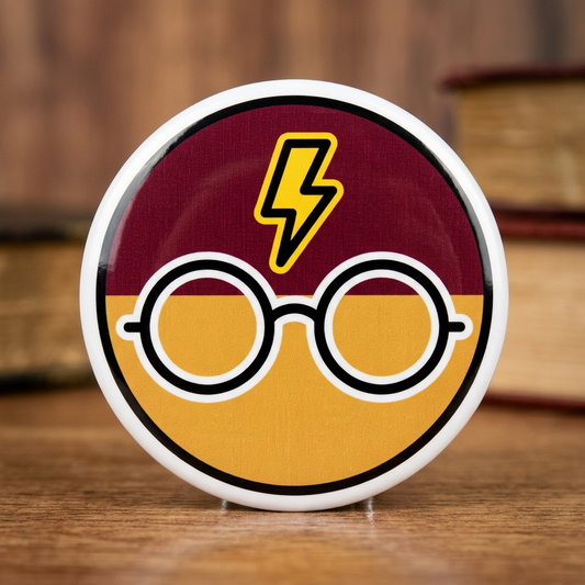 Harry Potter Glasses Pin Button 2.25-inch