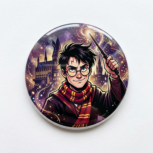 Harry Potter on Trouble Pin Button 2.25-inch