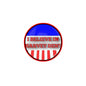 Pinback button with red, white & blue stripes and text 'I BELIEVE IN HARVEY DENT'.