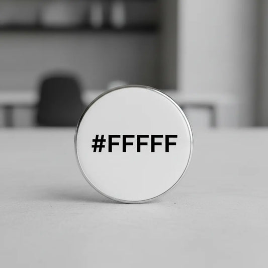 HashtagFFFFFF Pinback 2.25-inch