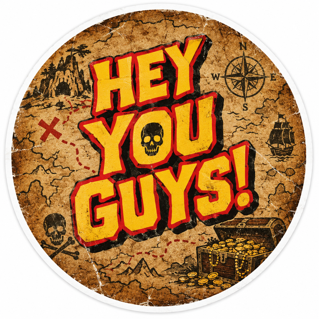 Hey You Guys Pin Button 2.25-inch