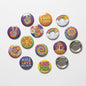 Hippie Collection Assorted Pinback 1.25-inch 12 Pcs - My Pinbacks