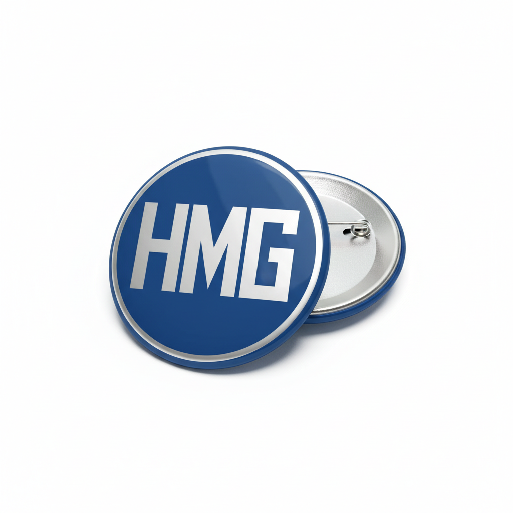 HMG Symbol Pinback 2.25-inch