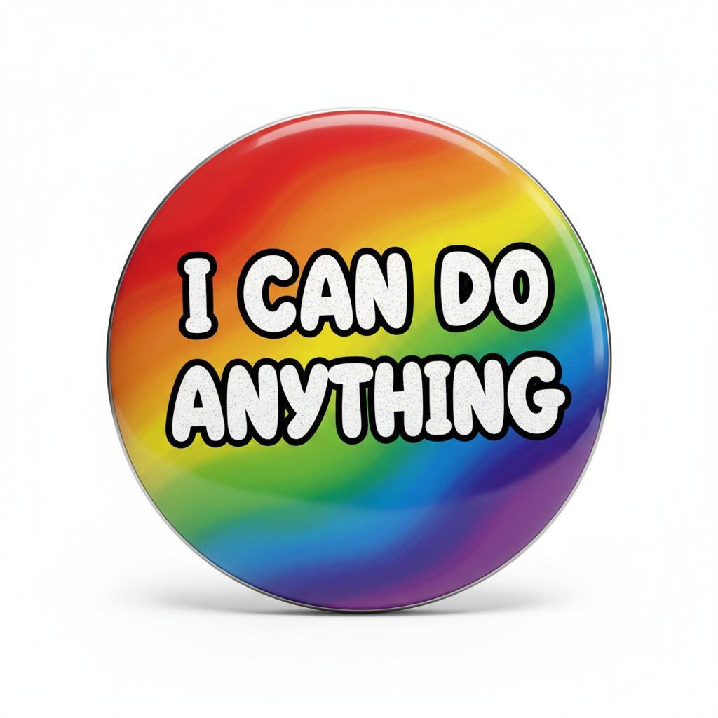 I can do anything Pinback 2.25-inch