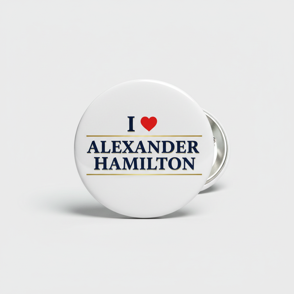I Love Alexander Hamilton Pinback 2.25-inch