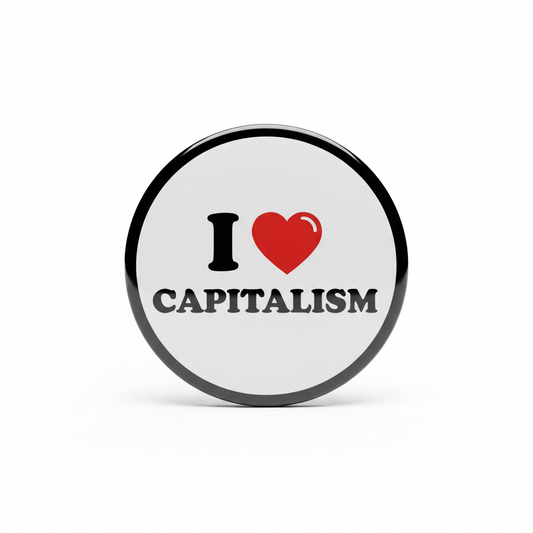 I Love Capitalism Pinback 2.25-inch