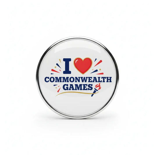 I Love Commonwealth Games Pinback 2.25-inch - My Pinbacks