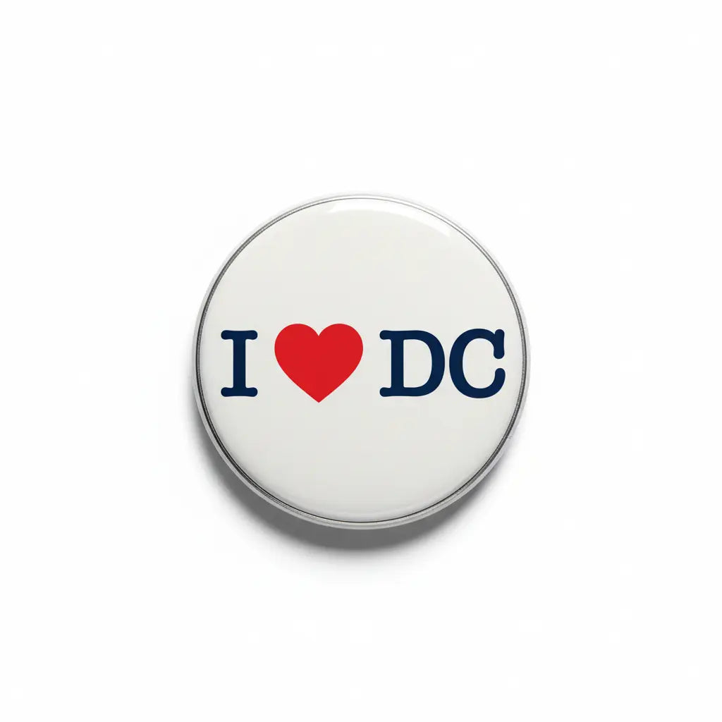 I Love DC Pinback 2.25-inch