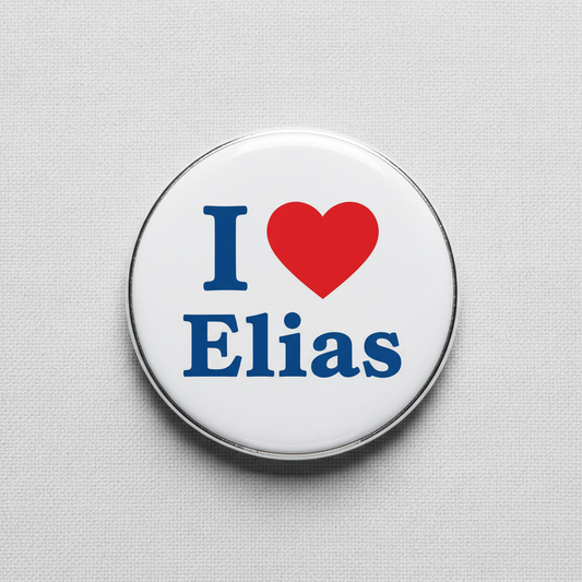 I Love Elias Pinback 2.25-inch