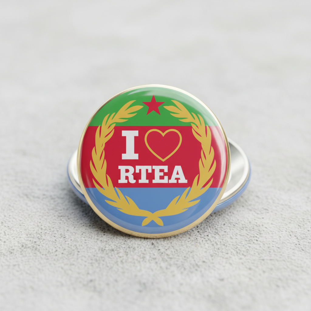 I Love Eritrea Pinback 2.25-inch