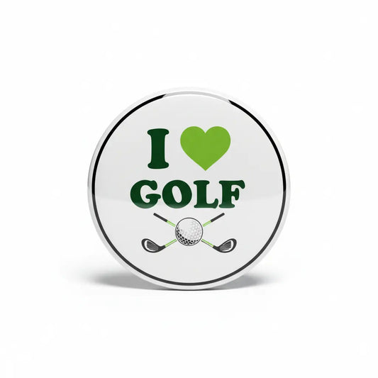 I Love Golf Pinback 2.25-inch - My Pinbacks