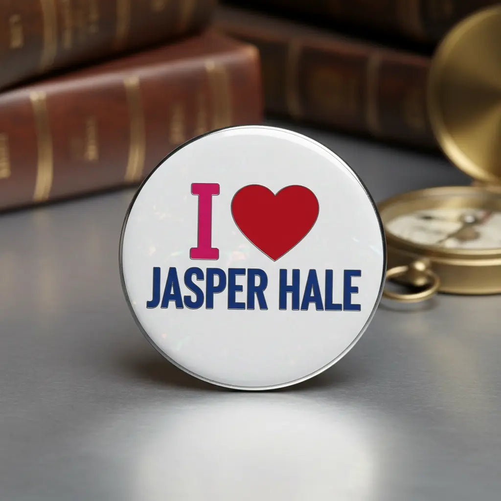 I Love Jasper Hale Pinback 2.25-inch