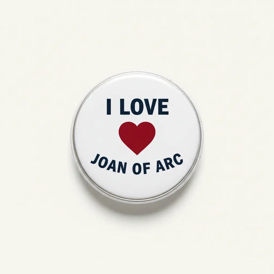 I Love Joan of Arc Pinback 2.25-inch
