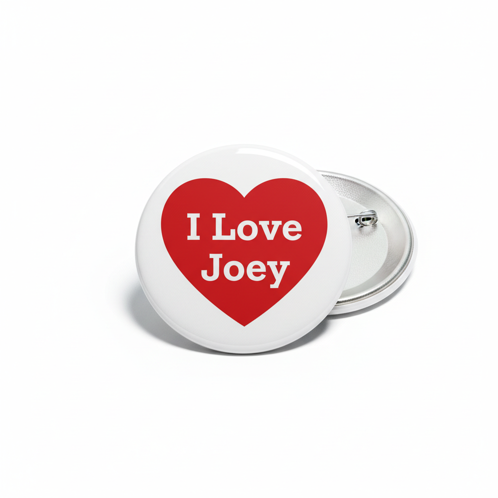 I Love Joey Pinback 2.25-inch