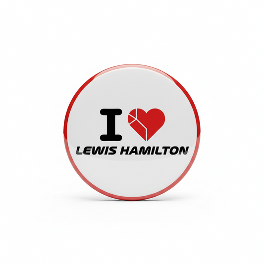 I Love Lewis Hamilton Pinback 2.25-inch